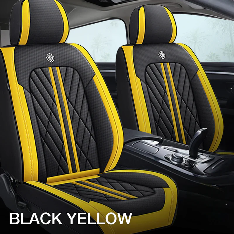 Black & Yellow Seat Cover