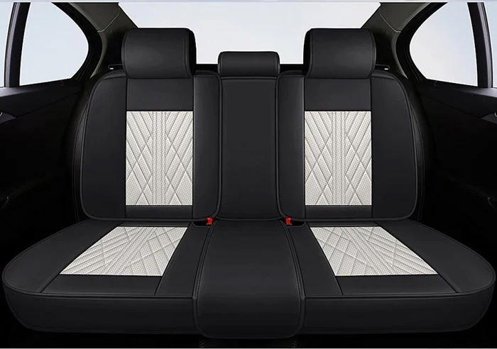 Beige & Black Seat Cover