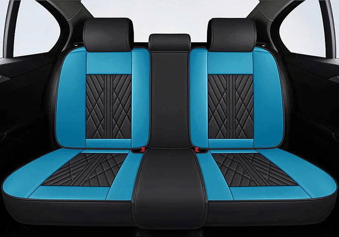 Black & Blue Seat Cover