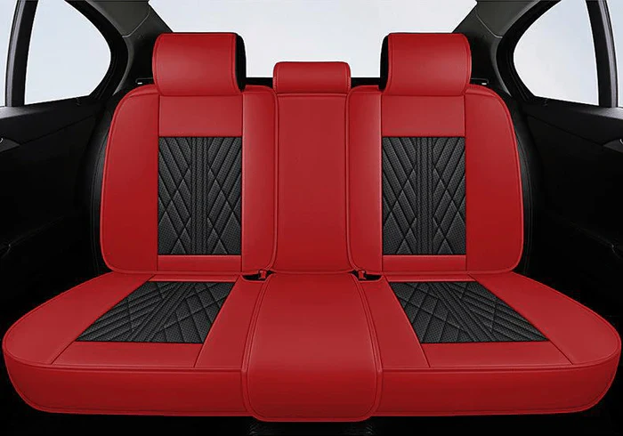 Black & Red Seat Cover