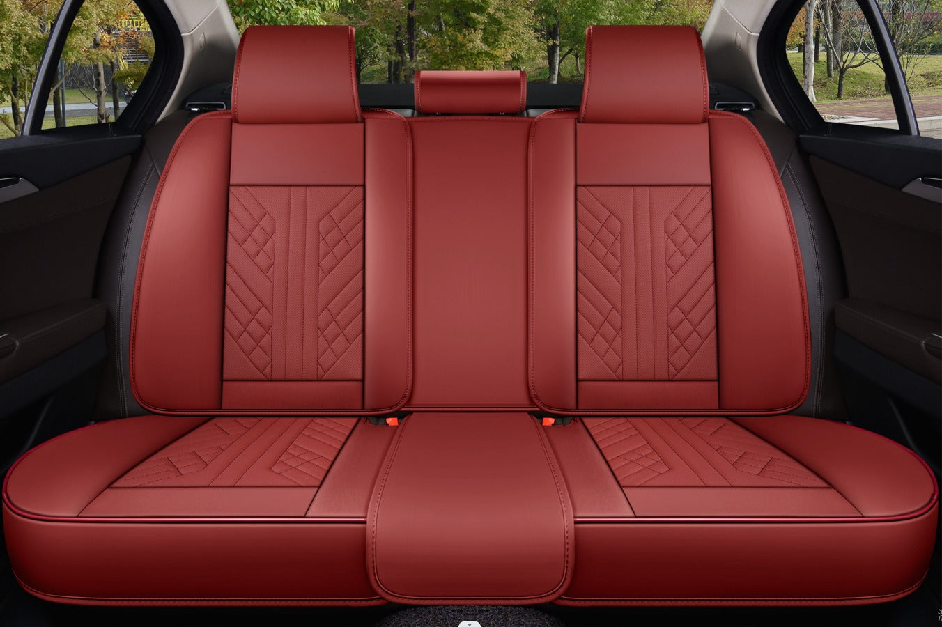 Burgundy Seat Cover