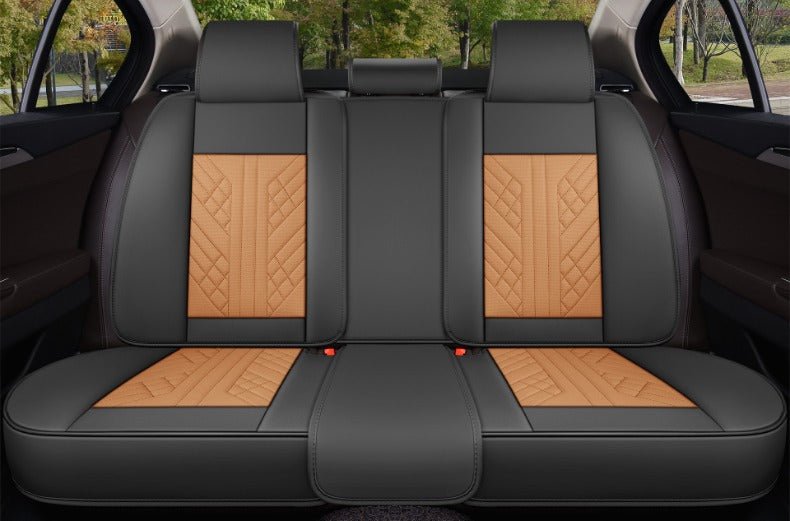 Brown Black Seat Cover