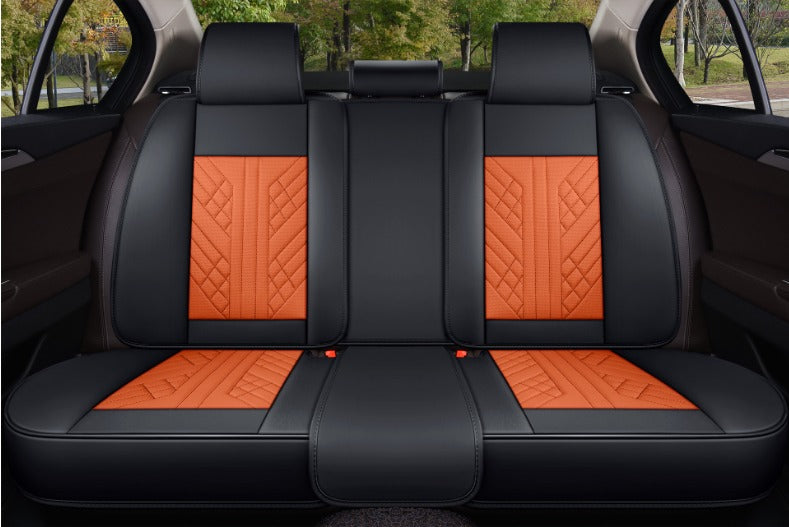 Orange Black Seat Cover