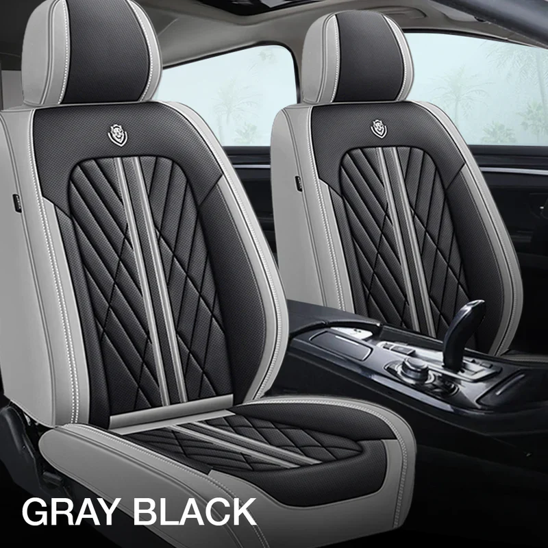 Grey & Black Seat Cover