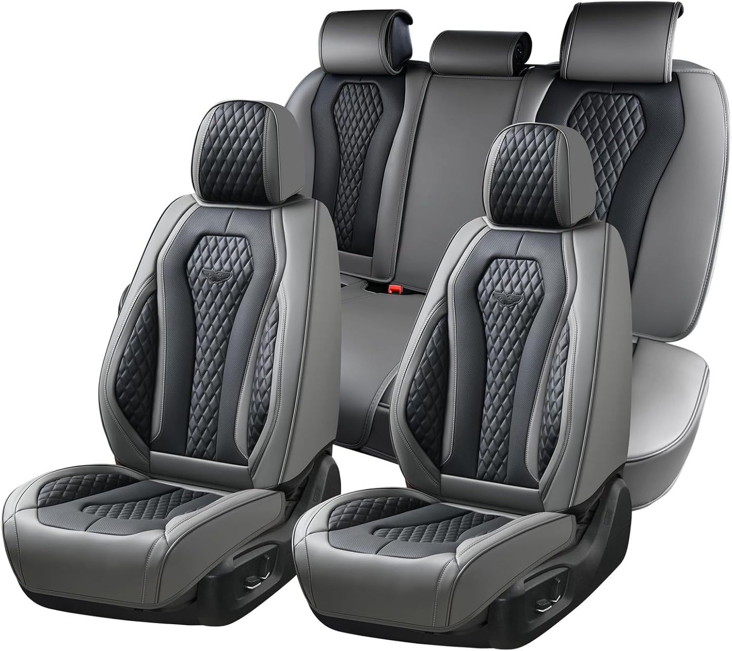 Black & Gray Seat Cover Premium