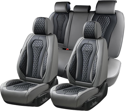 Black & Gray Seat Cover Premium