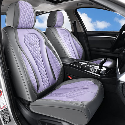 Black & Purple Seat Cover Premium