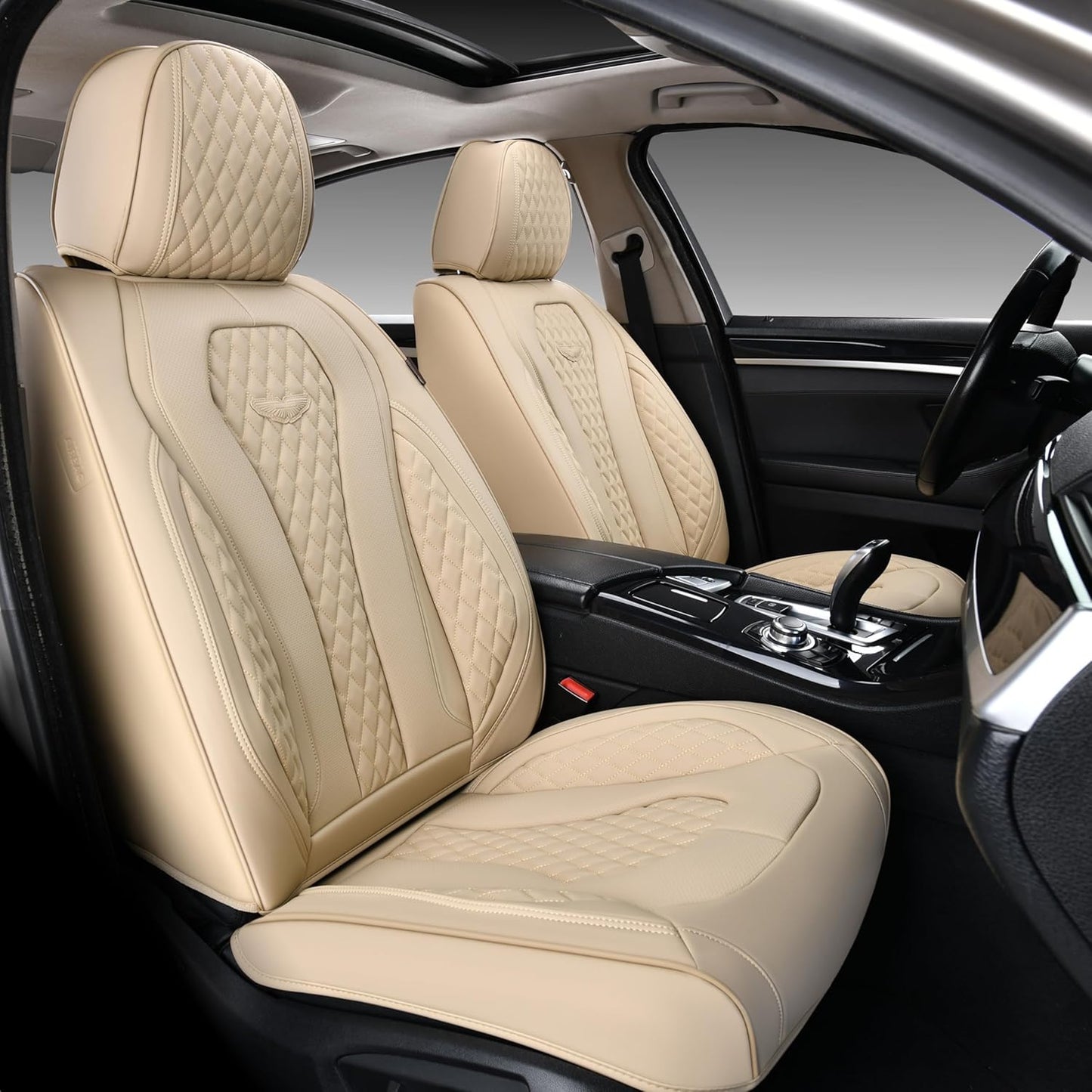 Beige Seat Cover Premium