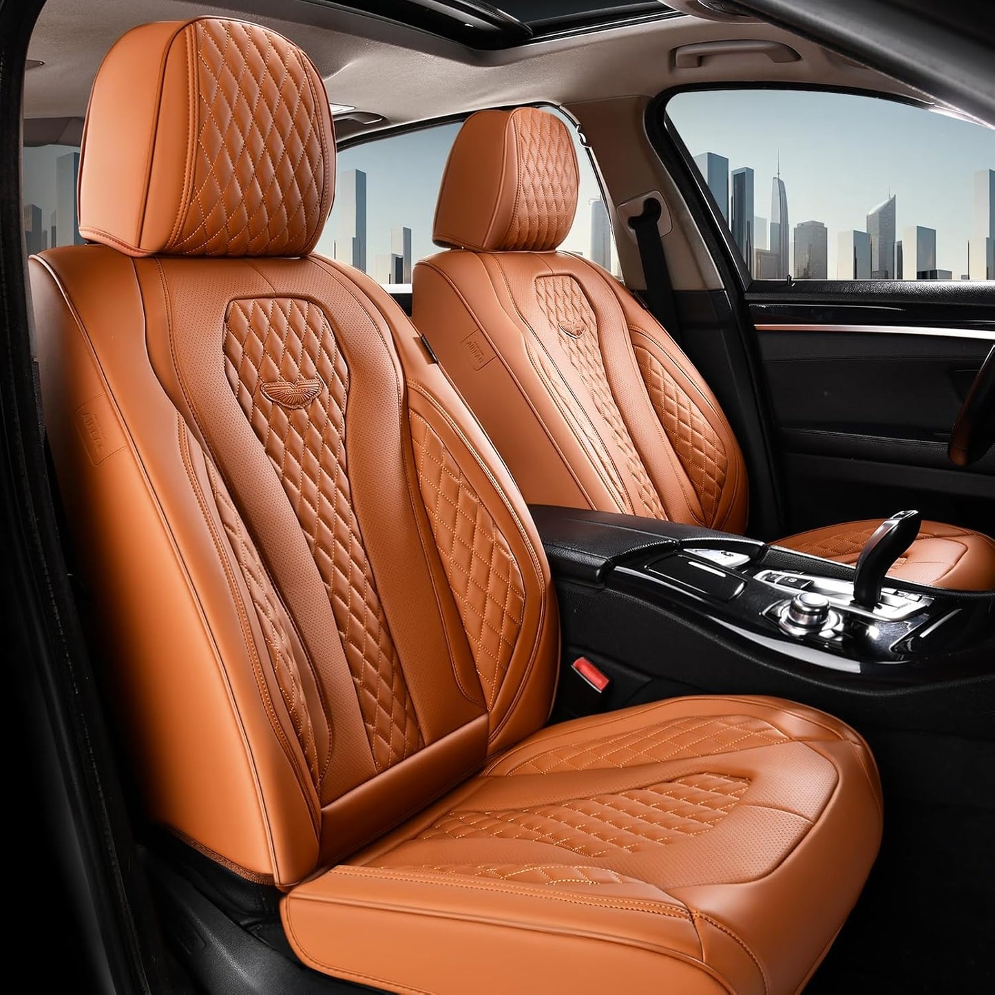 Brown Seat Cover Premium