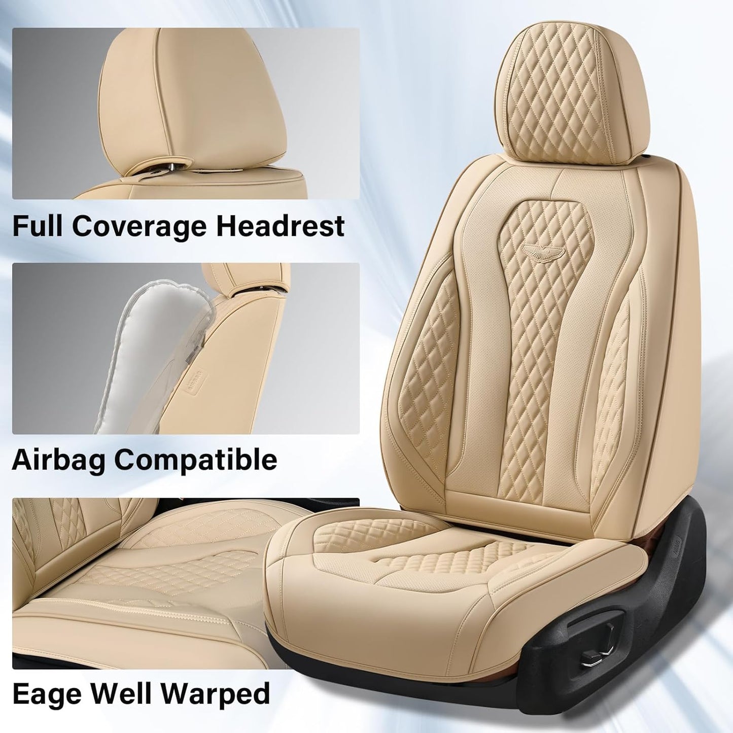 Beige Seat Cover Premium