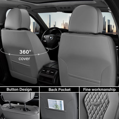 Gray Seat Cover Premium