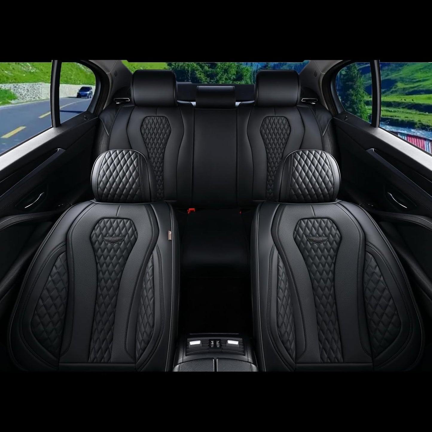 Black Seat Cover Premium