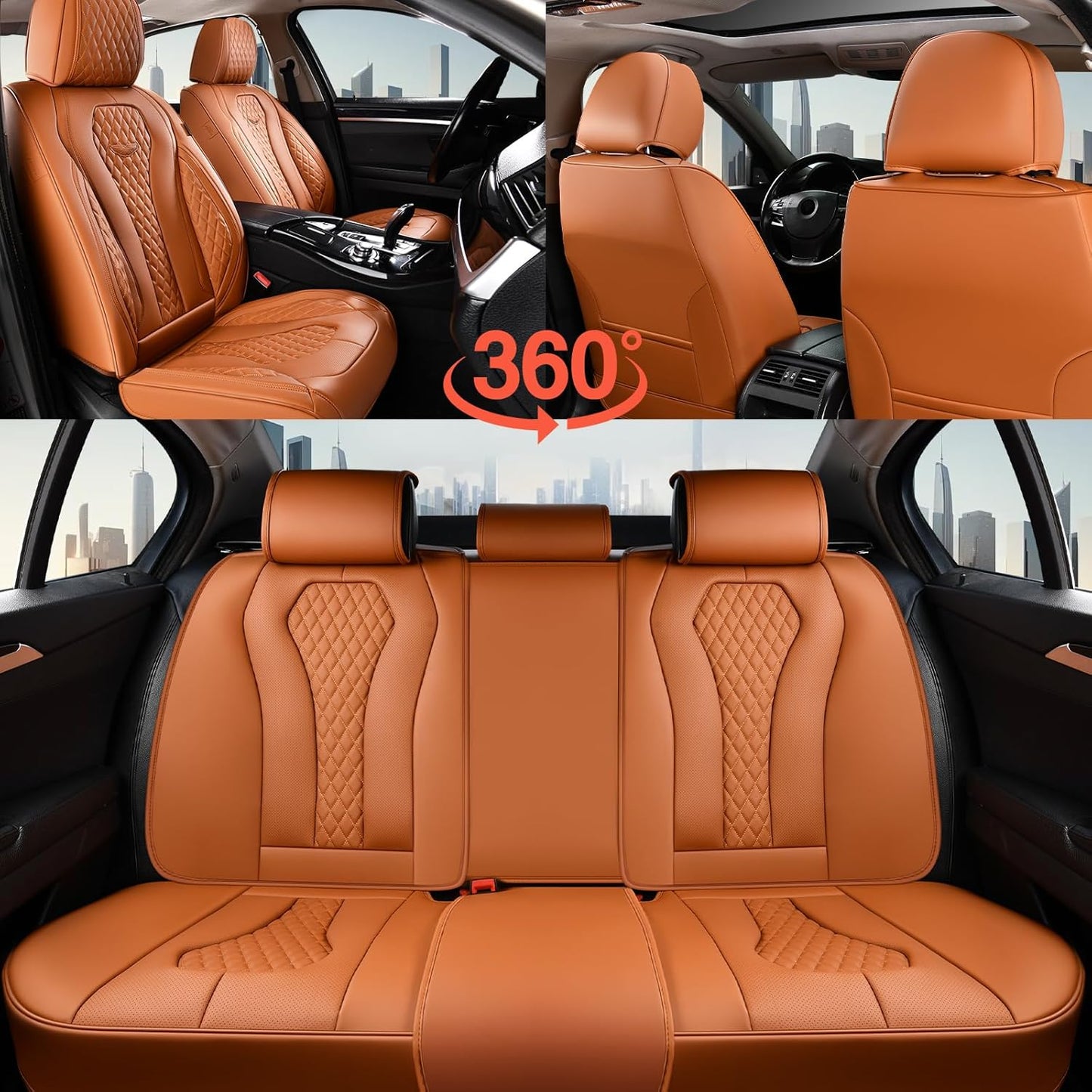 Brown Seat Cover Premium