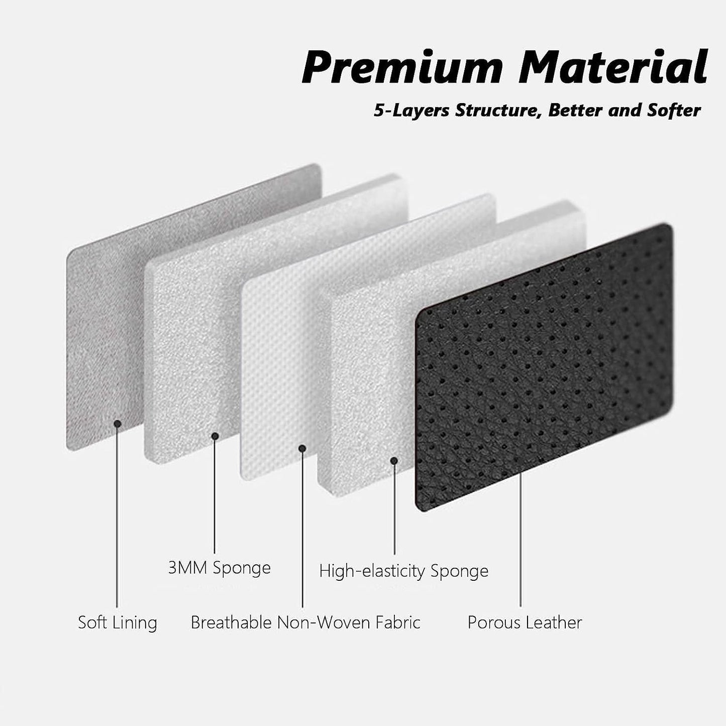 Gray & White Seat Cover Premium