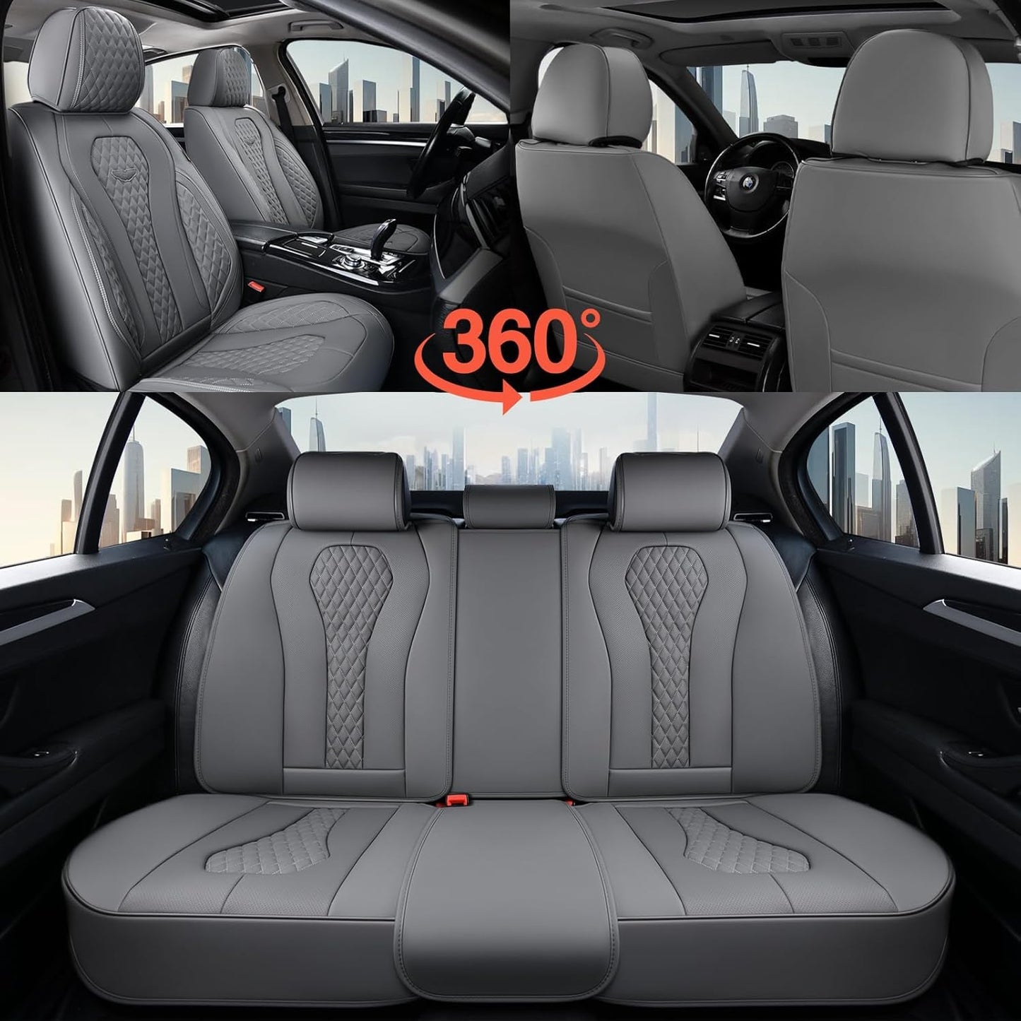 Gray Seat Cover Premium