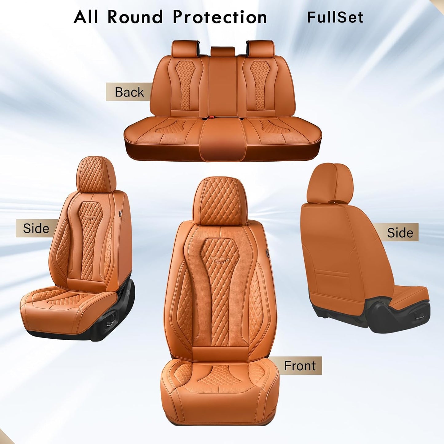 Brown Seat Cover Premium