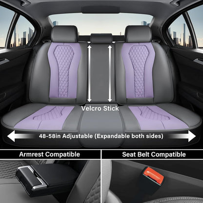 Black & Purple Seat Cover Premium