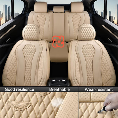 Beige Seat Cover Premium