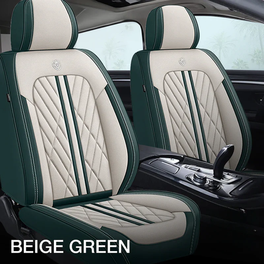 Beige Green Seat Cover