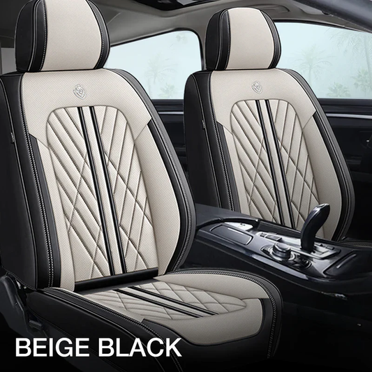 Beige & Black Seat Cover