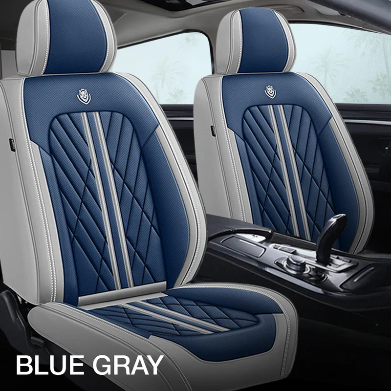 Blue & Grey Seat Cover