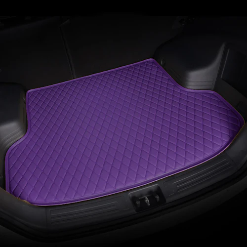 Purple Car Trunk Mats