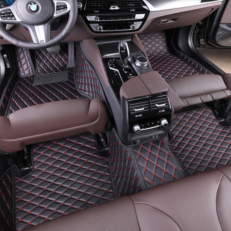 Black & Red Car Mats Classic Series