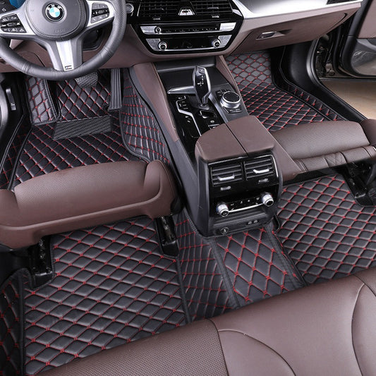 Black & Red Car Mats Classic Series