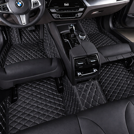 Black & White Car Mats Classic Series