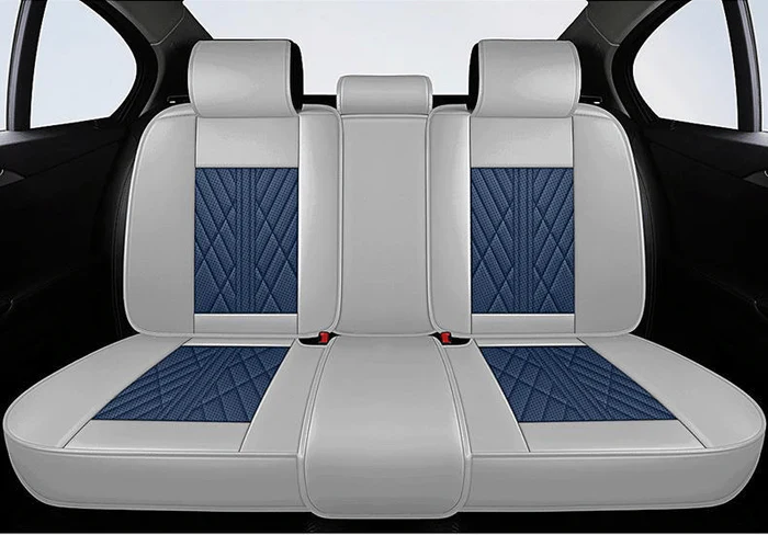 Blue & Grey Seat Cover