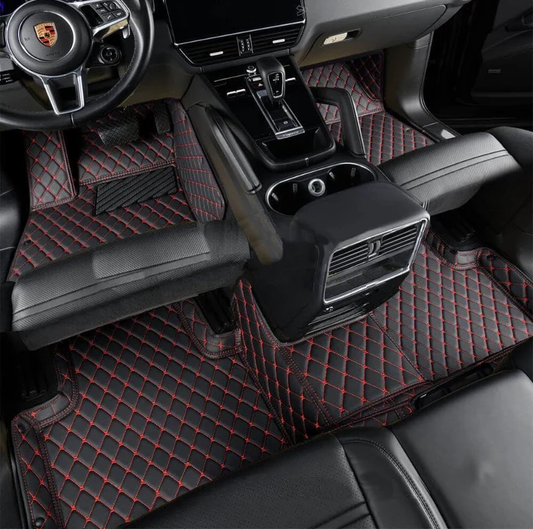 Black & Red Car Mats
