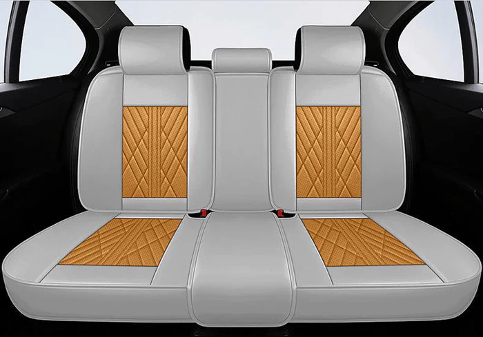 Brown & Grey Seat Cover