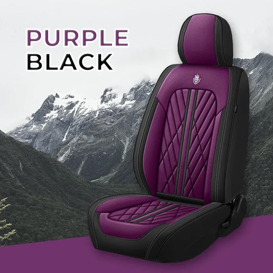 Purple Black Seat Cover