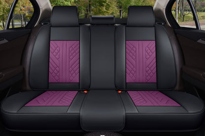 Purple Black Seat Cover