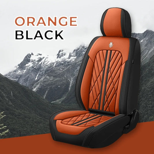 Orange Black Seat Cover