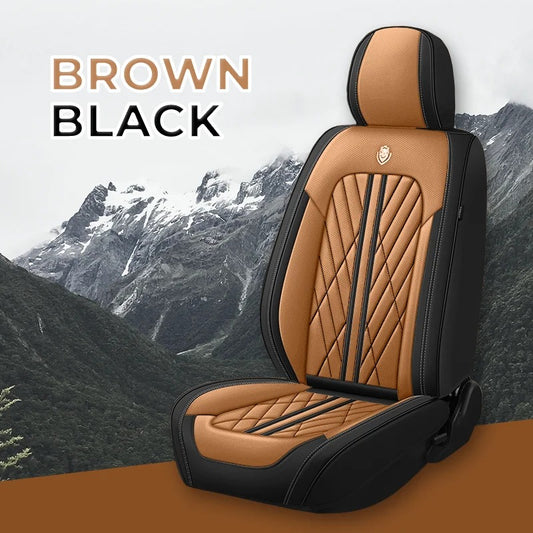 Brown Black Seat Cover