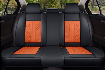 Orange Black Seat Cover