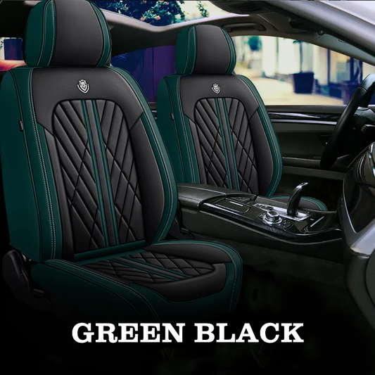 Green & Black Seat Cover