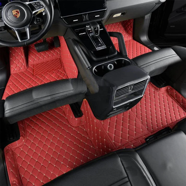 Wine Red Car Mats
