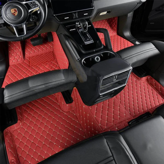 Wine Red Car Mats